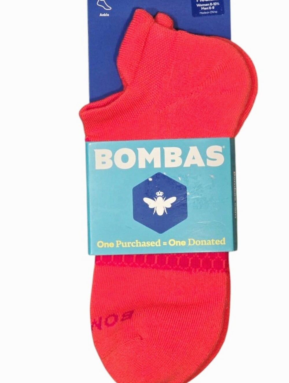Bombas Hex Tec Ankle Socks- Orange